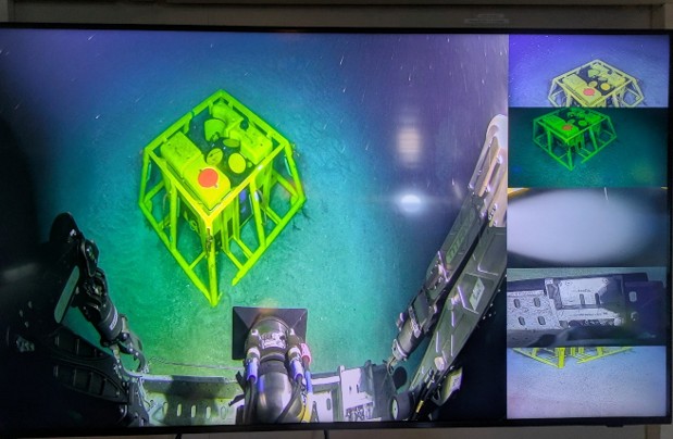 Installasjon av Node 1 med ROV Ægir 6000.